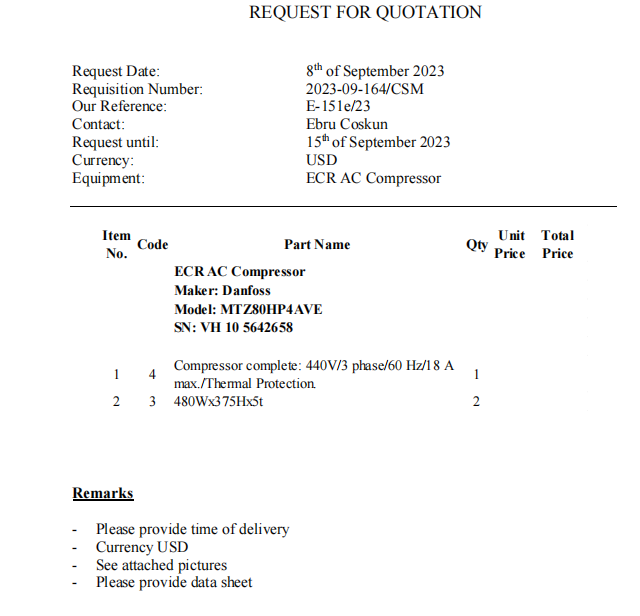 【询价】船用配件采购—压缩机（CK-J20230911-06）询价-泰州昌宽社区-报价采购-船用采购网-船舶物料采购-船务服务-一站式船用设备供应服务