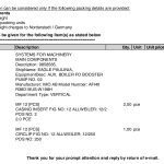 船用配件采购—增压泵锅炉配件（CK-L20231005-04）询价-船用采购网-船舶物料采购-船务服务-一站式船用设备供应服务