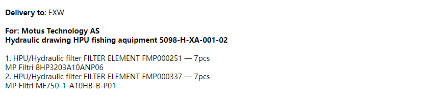 【询价】船舶配件—过滤器滤芯（CK-R20231031-04）询价-泰州昌宽社区-报价采购-船用采购网-船舶物料采购-船务服务-一站式船用设备供应服务