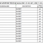 船用配件采购—Westfalia 备件（CK-J20231017-07）询价-船用采购网-船舶物料采购-船务服务-一站式船用设备供应服务