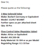 船舶配件—船舶备件（CK-L20231031-01）询价-船用采购网-船舶物料采购-船务服务-一站式船用设备供应服务