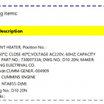 船用配件采购—冷却液加热器（CK-L20231012-03）询价-船用采购网-船舶物料采购-船务服务-一站式船用设备供应服务