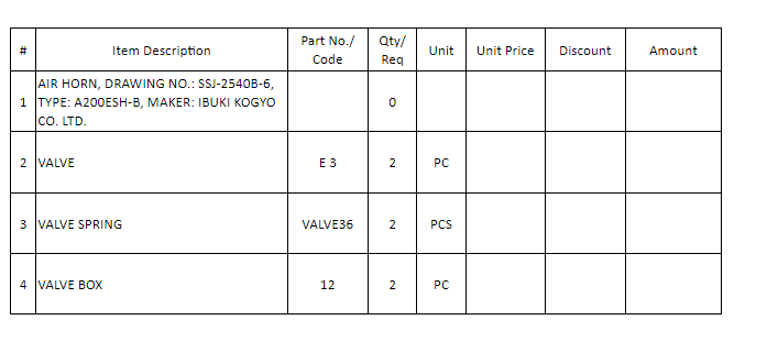【询价】船舶配件—喇叭备件（CK-L20231027-07）询价-泰州昌宽社区-报价采购-船用采购网-船舶物料采购-船务服务-一站式船用设备供应服务