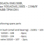 船舶配件—发动机备件（CK-J20231030-02）询价-船用采购网-船舶物料采购-船务服务-一站式船用设备供应服务