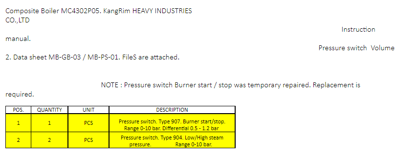 【询价】船用配件采购—压力开关（CK-C20231017-02）询价-泰州昌宽社区-报价采购-船用采购网-船舶物料采购-船务服务-一站式船用设备供应服务
