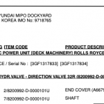 船用配件采购—ROLLS ROYCE配件（CK-R20231012-01）询价-船用采购网-船舶物料采购-船务服务-一站式船用设备供应服务