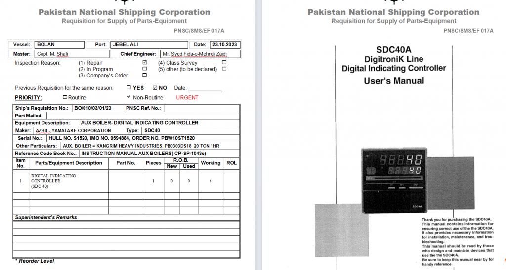【询价】船舶配件—辅助锅炉备件（CK-R20231024-10）询价-泰州昌宽社区-报价采购-船用采购网-船舶物料采购-船务服务-一站式船用设备供应服务
