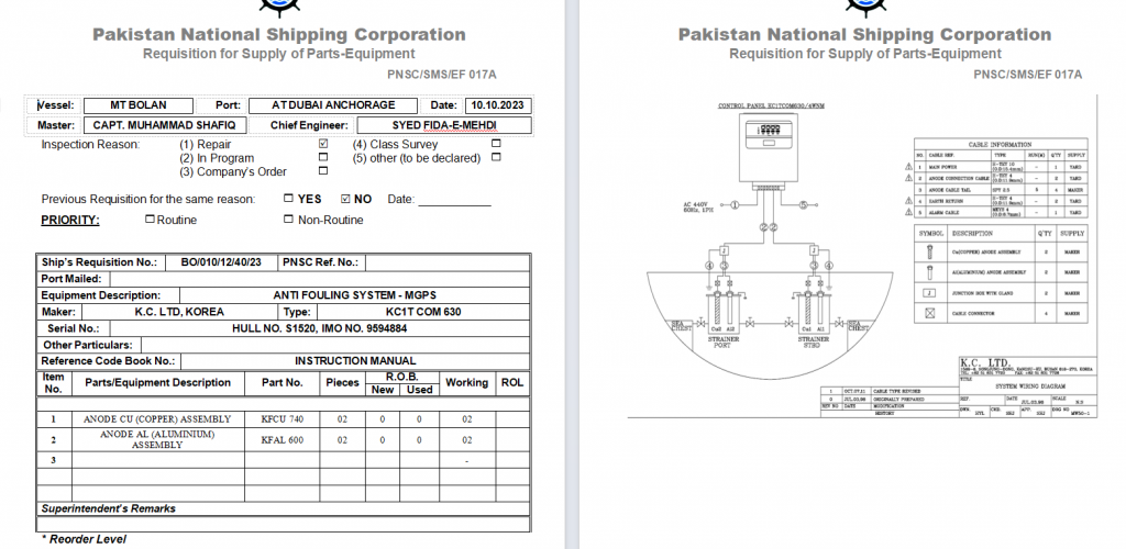【询价】船舶配件—备件（CK-R20231024-11）询价-泰州昌宽社区-报价采购-船用采购网-船舶物料采购-船务服务-一站式船用设备供应服务