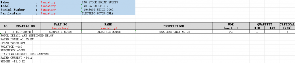 【询价】船舶配件—备件（CK-R20231024-12）询价-泰州昌宽社区-报价采购-船用采购网-船舶物料采购-船务服务-一站式船用设备供应服务