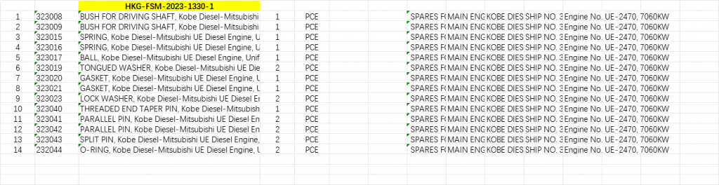 【询价】船舶配件—备件（CK-R20231027-18）询价-泰州昌宽社区-报价采购-船用采购网-船舶物料采购-船务服务-一站式船用设备供应服务
