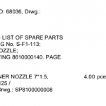 船用配件采购—ALFA配件（CK-L20231007-04）询价-船用采购网-船舶物料采购-船务服务-一站式船用设备供应服务