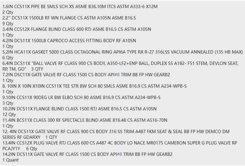 【询价】船舶配件—备件（CK-Y20231103-01）询价-泰州昌宽社区-报价采购-船用采购网-船舶物料采购-船务服务-一站式船用设备供应服务