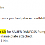 船舶配件—DANFOSS备件（CK-J20231101-15）询价-船用采购网-船舶物料采购-船务服务-一站式船用设备供应服务