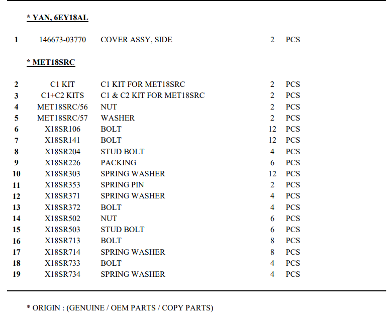 【询价】船舶配件—洋马配件（CK-L20231102-03）询价-泰州昌宽社区-报价采购-船用采购网-船舶物料采购-船务服务-一站式船用设备供应服务