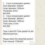 船舶配件—垫圈备件（CK-J20231102-01）询价-船用采购网-船舶物料采购-船务服务-一站式船用设备供应服务