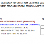 船舶配件—取样泵配件（CK-H20231115-05）询价-船用采购网-船舶物料采购-船务服务-一站式船用设备供应服务