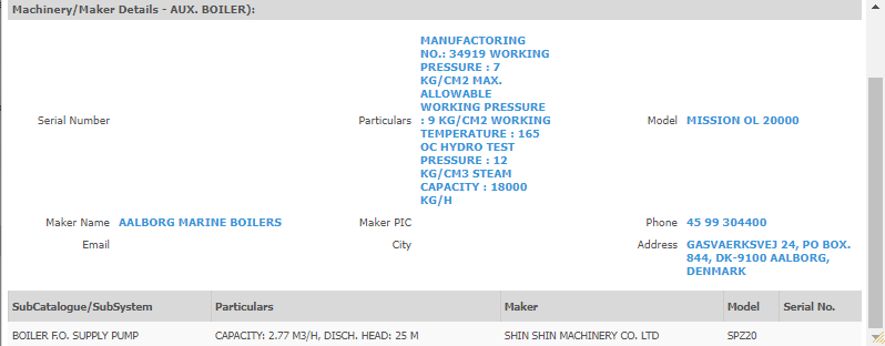 【询价】船舶配件—锅炉燃料供给泵备件（CK-R20231114-05）询价-泰州昌宽社区-报价采购-船用采购网-船舶物料采购-船务服务-一站式船用设备供应服务