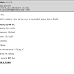 船舶配件—压缩机（CK-H20231107-05）询价-船用采购网-船舶物料采购-船务服务-一站式船用设备供应服务