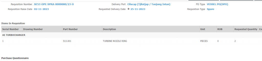 【询价】船舶配件—涡轮增压器备件（CK-R20231114-04）询价-泰州昌宽社区-报价采购-船用采购网-船舶物料采购-船务服务-一站式船用设备供应服务