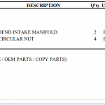 船舶配件—弯曲进气歧管/圆形螺母（CK-L20231123-01）询价-船用采购网-船舶物料采购-船务服务-一站式船用设备供应服务