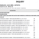 船舶配件— 卧式离心泵备件（CK-D20231122-06）询价-船用采购网-船舶物料采购-船务服务-一站式船用设备供应服务