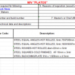 船舶配件—钢材备件（CK-L20231122-08）询价-船用采购网-船舶物料采购-船务服务-一站式船用设备供应服务