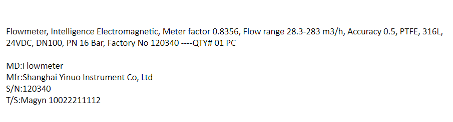 【询价】船舶配件—流量计备件（CK-J20231123-01）询价-泰州昌宽社区-报价采购-船用采购网-船舶物料采购-船务服务-一站式船用设备供应服务
