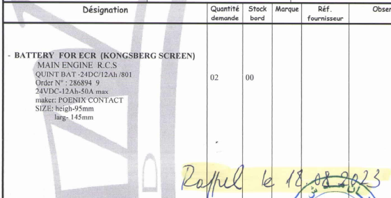 【询价】船舶配件—备件（CK-Z20231113-04）询价-泰州昌宽社区-报价采购-船用采购网-船舶物料采购-船务服务-一站式船用设备供应服务