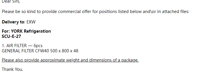 【询价】船舶配件—空气滤清器备件（CK-R20231114-25）询价-泰州昌宽社区-报价采购-船用采购网-船舶物料采购-船务服务-一站式船用设备供应服务