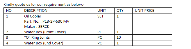 【询价】船舶配件—备件（CK-J20231106-07）询价-泰州昌宽社区-报价采购-船用采购网-船舶物料采购-船务服务-一站式船用设备供应服务
