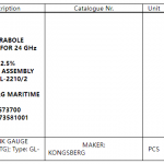 船舶配件—雷达液位计（CK-H20231116-02）询价-船用采购网-船舶物料采购-船务服务-一站式船用设备供应服务
