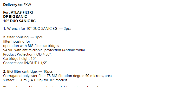 【询价】船舶配件—过滤器备件（CK-R20231115-06）询价-泰州昌宽社区-报价采购-船用采购网-船舶物料采购-船务服务-一站式船用设备供应服务
