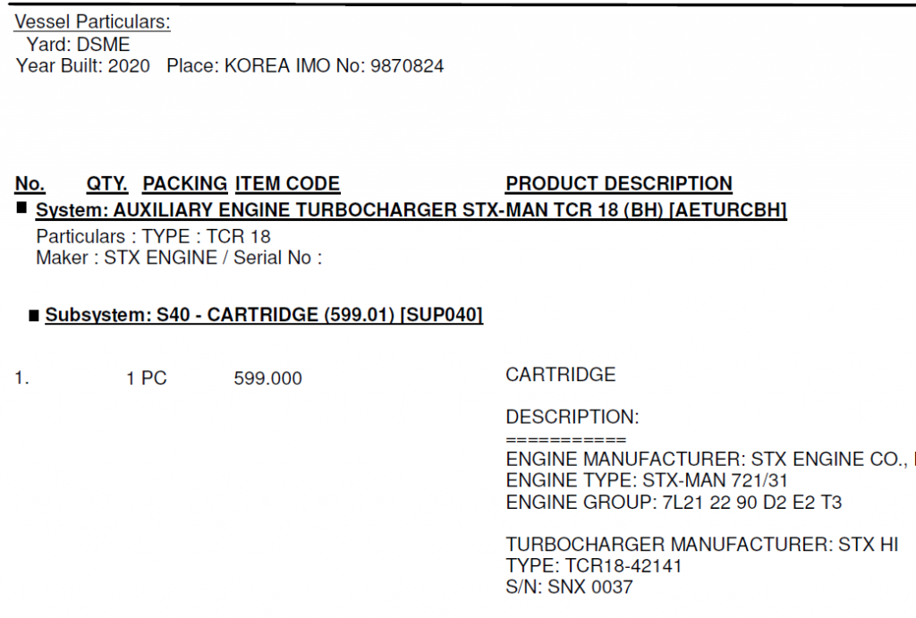 【询价】船舶配件—发动机备件（CK-R20231117-22）询价-泰州昌宽社区-报价采购-船用采购网-船舶物料采购-船务服务-一站式船用设备供应服务