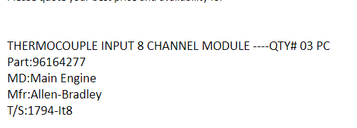 【询价】船舶配件—备件（CK-J20231101-17）询价-泰州昌宽社区-报价采购-船用采购网-船舶物料采购-船务服务-一站式船用设备供应服务