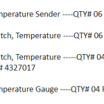 船舶配件—温度传感器备件（CK-J20231130-01）询价-船用采购网-船舶物料采购-船务服务-一站式船用设备供应服务