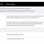 船舶配件—风雨甲板侧滚式舱盖备件（CK-C20231128-08）询价-船用采购网-船舶物料采购-船务服务-一站式船用设备供应服务