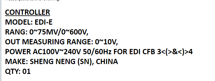 【询价】船舶配件—控制器（CK-L20231116-02）询价-泰州昌宽社区-报价采购-船用采购网-船舶物料采购-船务服务-一站式船用设备供应服务