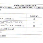 船舶配件— 主空气压缩机备件（CK-Y20231110-05）询价-船用采购网-船舶物料采购-船务服务-一站式船用设备供应服务