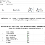 船舶配件—NANIWA泵备件（CK-J20231108-02）询价-船用采购网-船舶物料采购-船务服务-一站式船用设备供应服务