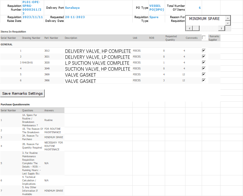 【询价】船舶配件—阀门备件（CK-R20231114-08）询价-泰州昌宽社区-报价采购-船用采购网-船舶物料采购-船务服务-一站式船用设备供应服务