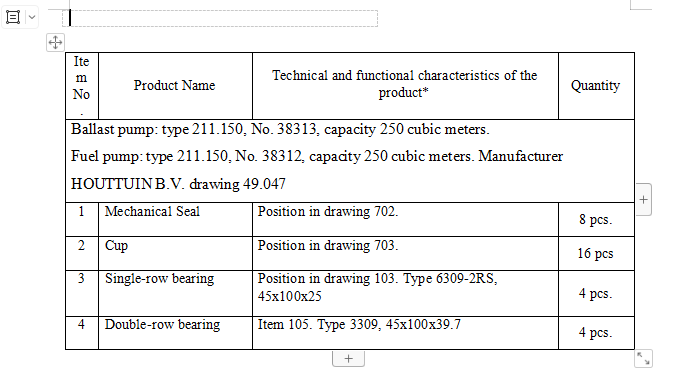 【询价】船舶配件—泵备件（CK-R20231114-20）询价-泰州昌宽社区-报价采购-船用采购网-船舶物料采购-船务服务-一站式船用设备供应服务