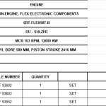船舶配件—发动机备件（CK-J20231116-03）询价-船用采购网-船舶物料采购-船务服务-一站式船用设备供应服务
