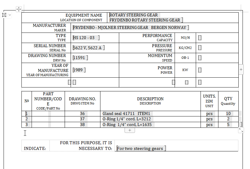 【询价】船舶配件—转向器备件（CK-R20231120-11）询价-泰州昌宽社区-报价采购-船用采购网-船舶物料采购-船务服务-一站式船用设备供应服务