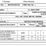 船舶配件—氧气分析仪备件（CK-R20231127-08）询价-船用采购网-船舶物料采购-船务服务-一站式船用设备供应服务