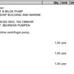 船舶配件—压载舱底泵备件（CK-L20231128-02）询价-船用采购网-船舶物料采购-船务服务-一站式船用设备供应服务