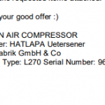 船舶配件—主空气压缩机（CK-L20231214-08）询价-船用采购网-船舶物料采购-船务服务-一站式船用设备供应服务