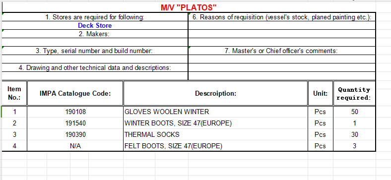 【询价】船舶配件—物料（CK-L20231205-01）询价-泰州昌宽社区-报价采购-船用采购网-船舶物料采购-船务服务-一站式船用设备供应服务