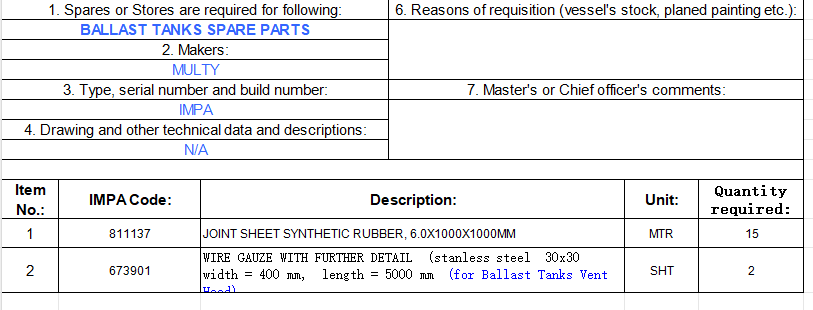 【询价】船舶配件—MULTY备件（CK-Y20231212-01）询价-泰州昌宽社区-报价采购-船用采购网-船舶物料采购-船务服务-一站式船用设备供应服务