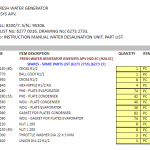 船舶配件—淡水发电机备件（CK-H20231222-03）询价-船用采购网-船舶物料采购-船务服务-一站式船用设备供应服务