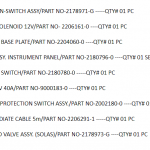 船舶配件—发动机备件（CK-J20231226-07）询价-船用采购网-船舶物料采购-船务服务-一站式船用设备供应服务